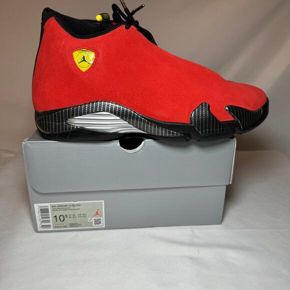 Size 10.5 - Nike Air Jordan 14 Retro Ferrari 2025 Men's Shoes Ships Now - Picture 1 of 10